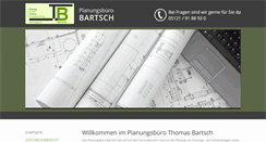 Desktop Screenshot of planungsbuero-bartsch.de